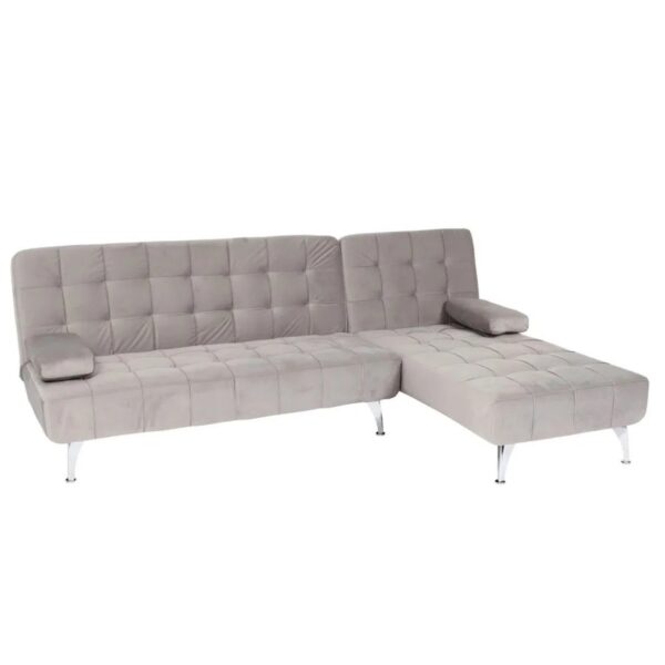 MCW Schlafsofa K22 Samt Grau