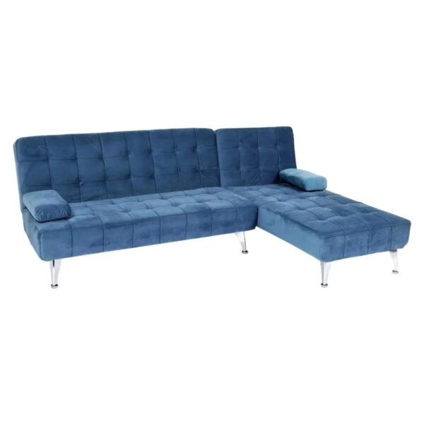 MCW Schlafsofa K22 Samt Blau