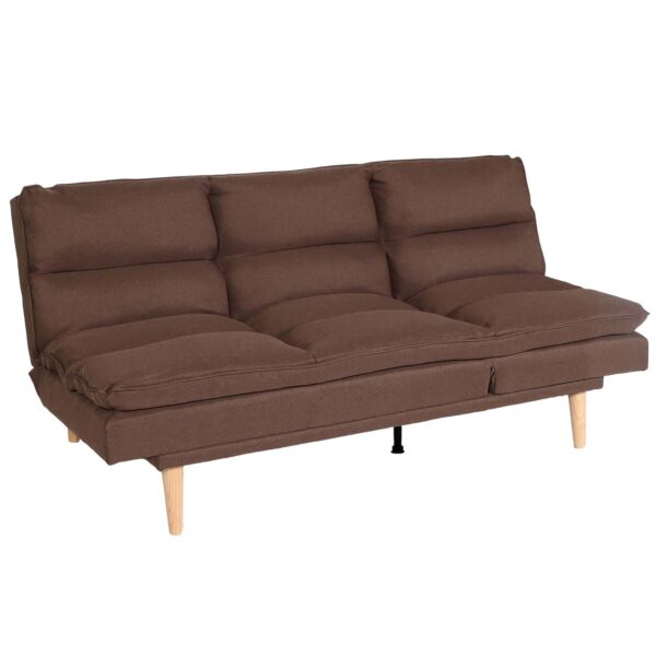 MCW Schlafsofa M79 Stoff/Textil Braun