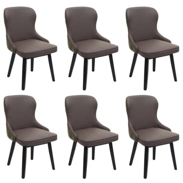 MCW Esszimmerstuhl M60 6er-Set Dunkelgrün-Grau MCW Esszimmerstuhl M60 6er-Set Dunkelgrün-Grau