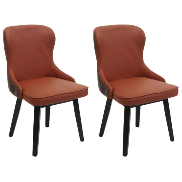 MCW Esszimmerstuhl M60 2er-Set Terracotta-Braun MCW Esszimmerstuhl M60 2er-Set Terracotta-Braun