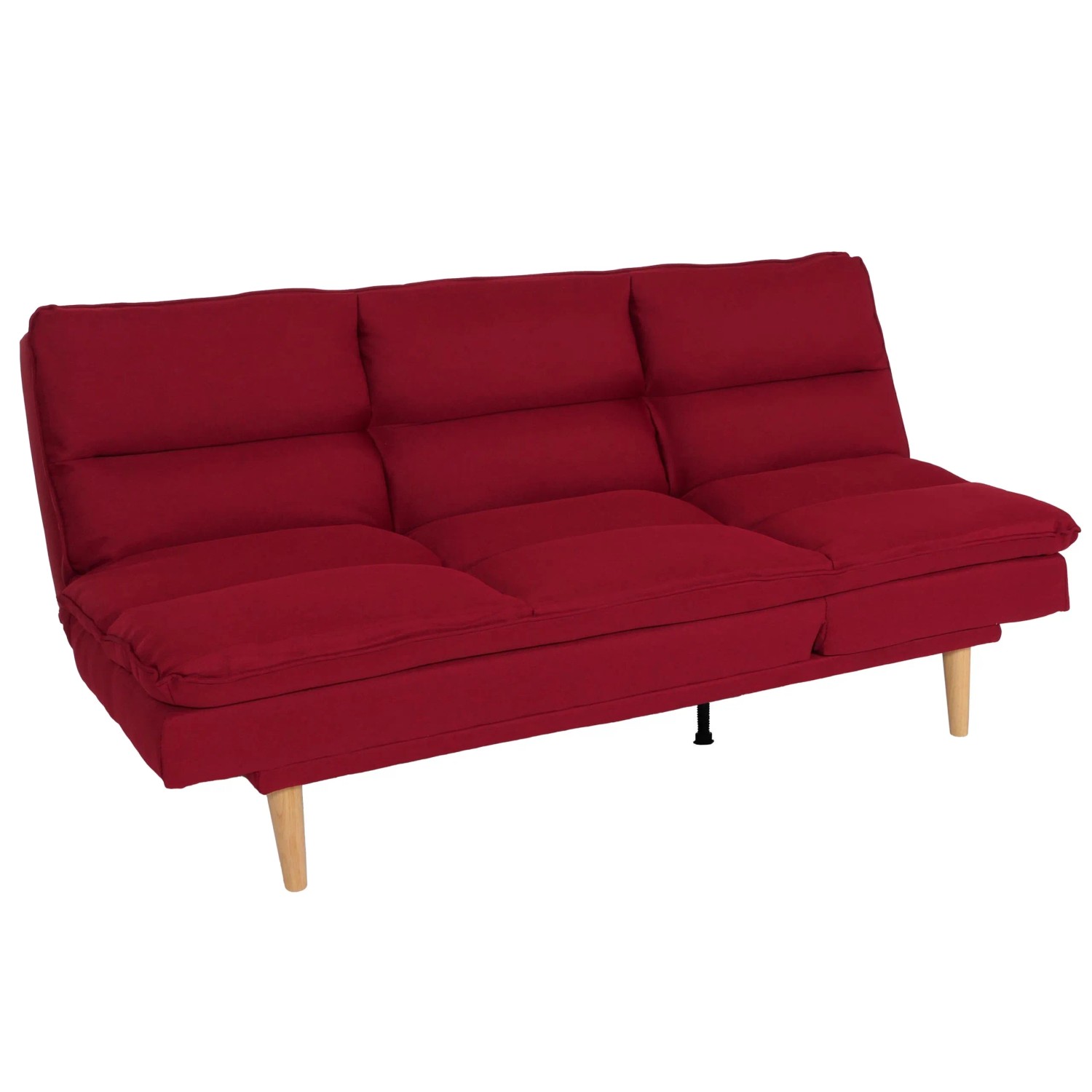 MCW Schlafsofa M79 Stoff/Textil Bordeaux