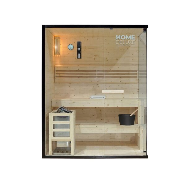 Home Deluxe Traditionelle Sauna SHADOW L für bis zu 3 Personen