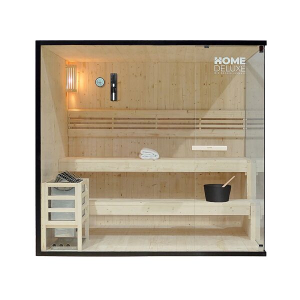 Home Deluxe Traditionelle Sauna SHADOW XL für bis zu 5 Personen
