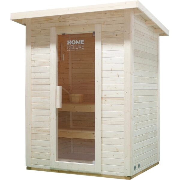 Home Deluxe Saunahaus Talo M Natur mit 4,5 kW Ofen Home Deluxe Saunahaus Talo M Natur mit 4,5 kW Ofen