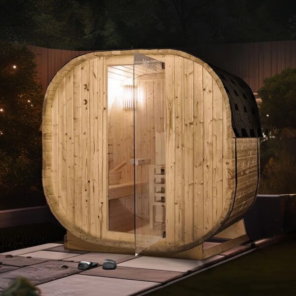 Home Deluxe Outdoor Sauna CUBE L für bis zu 4 Personen