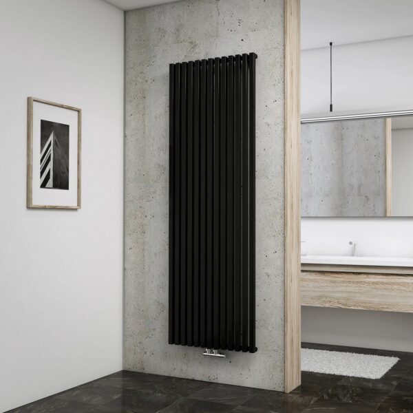 Schulte Design-Heizkoerper Lyon mit 1422 W Leistung in Anthrazit, 1800x606mm Schulte Design-Heizkoerper Lyon mit 1422 W Leistung in Anthrazit, 1800x606mm