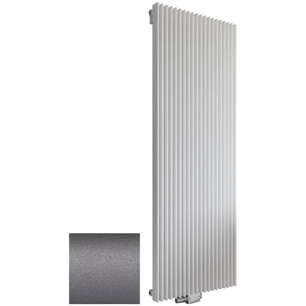 Schulte Design-Heizkörper London mit Mittenanschluss 1.758 W Reflex-Grau Schulte Design-Heizkörper London mit Mittenanschluss 1.758 W Reflex-Grau