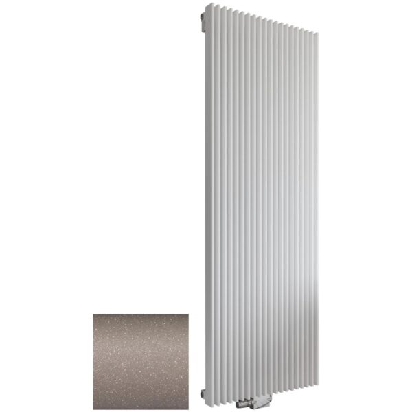 Schulte Design-Heizkörper London mit Mittenanschluss 1.758 W Café-Braun