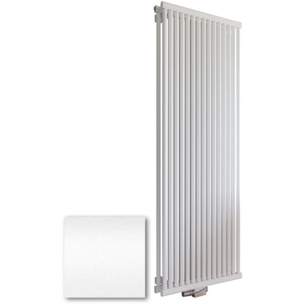 Schulte Design-Heizkörper Kiel PowerPack mit Mittenanschluss 2.026 W Pearl-Weiß