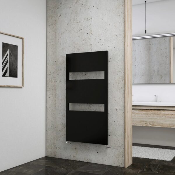 Schulte Design-Heizkoerper Turin mit 438 W Leistung in Anthrazit, 1143x605mm Schulte Design-Heizkoerper Turin mit 438 W Leistung in Anthrazit, 1143x605mm