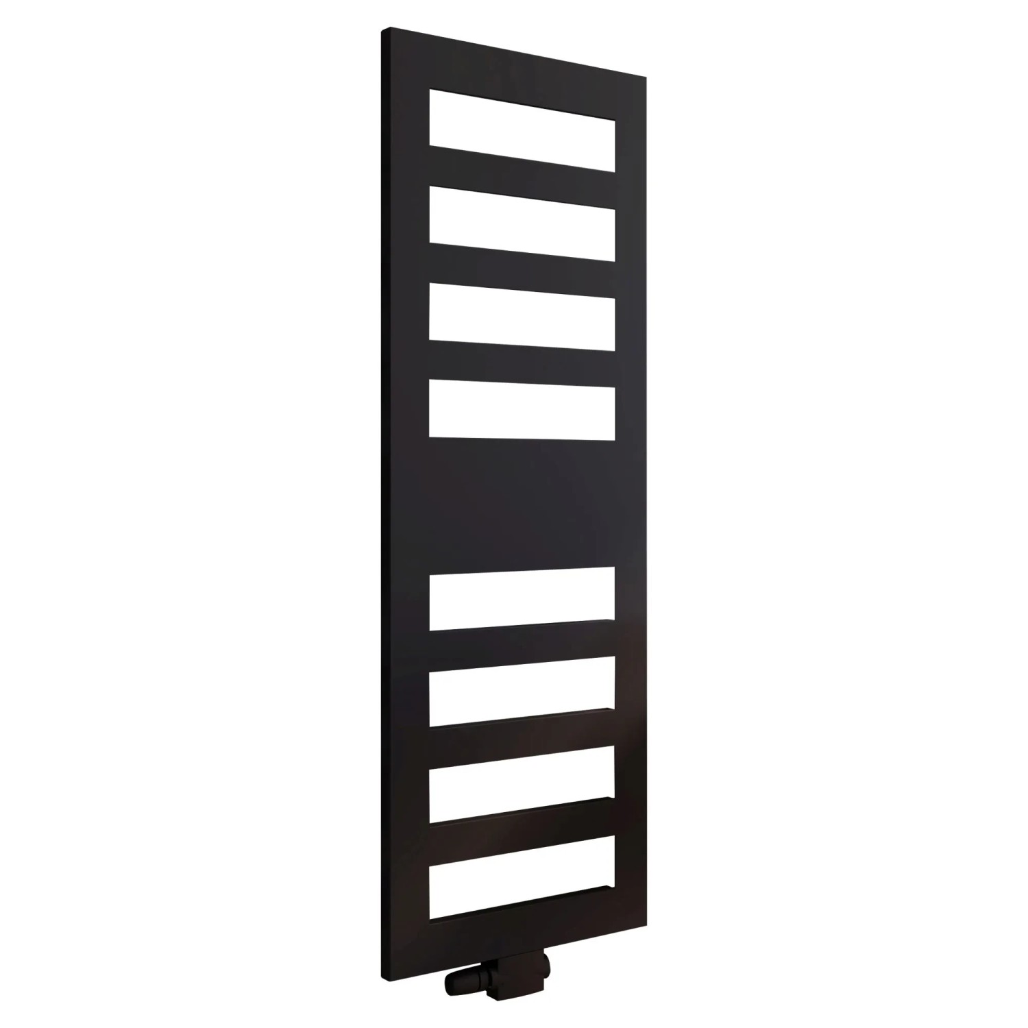 Schulte Badheizkörper Münster 475 W 154,3 cm x 50,5 cm Mattschwarz