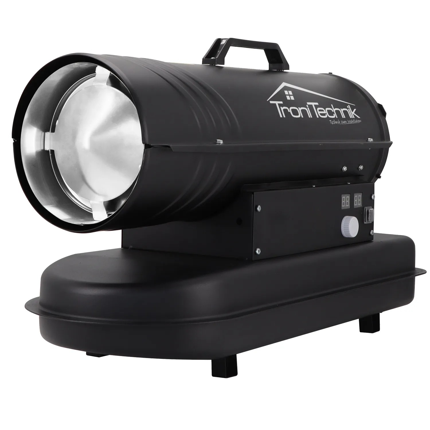 TroniTechnik Heizkanone Heizgebläse Diesel 20kW Heißluftgenerator 19l Tank Tragegriff