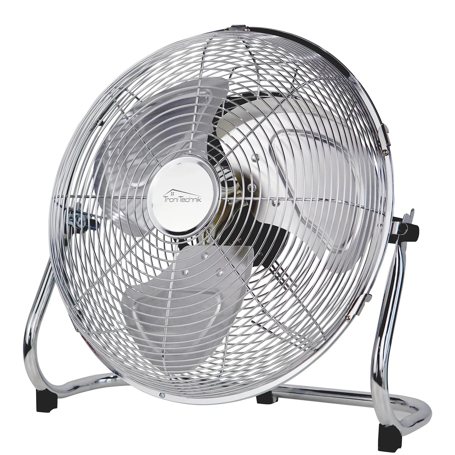 TroniTechnik Bodenventilator Windmaschine - drei Geschwindigkeitsstufen 70W, ⌀35cm