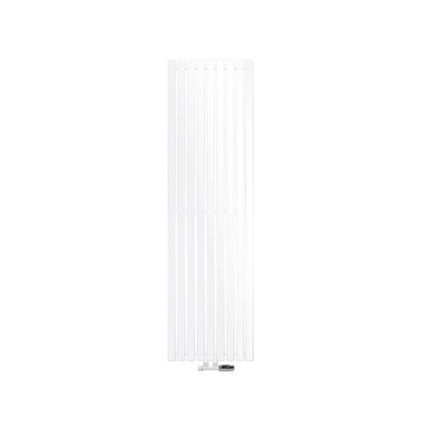 LuxeBath Stella Design Paneelheizkörper 480x1600mm Weiß Thermostat Eck
