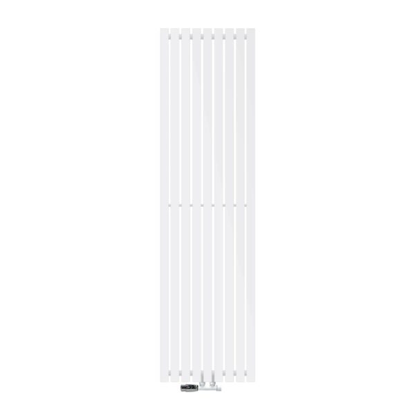 LuxeBath Paneelheizkörper Stella Vertikal 48x180cm Weiß Thermostat Eck