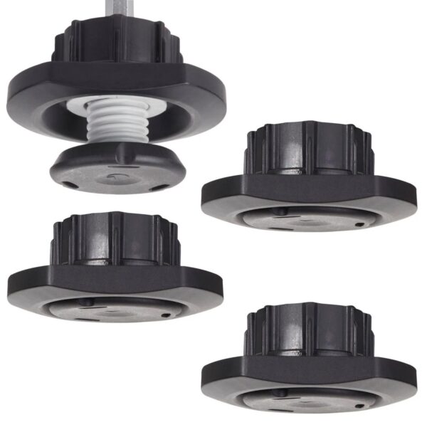 SOTECH 4 Stück Höhenversteller Ø30mm Topfbohrung Tragkraft 175 kg Schwarz SOTECH 4 Stück Höhenversteller Ø30mm Topfbohrung Tragkraft 175 kg Schwarz
