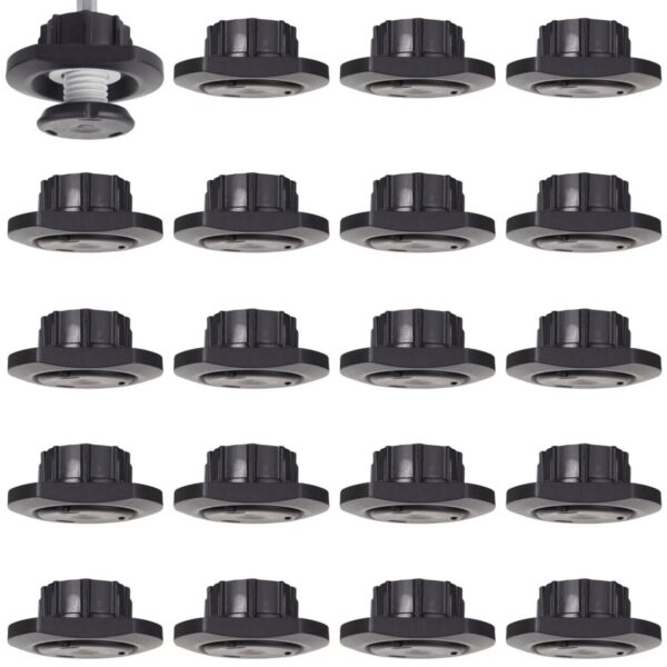 SOTECH 20 Stück Höhenversteller Ø30mm Topfbohrung Tragkraft 175 kg Schwarz SOTECH 20 Stück Höhenversteller Ø30mm Topfbohrung Tragkraft 175 kg Schwarz
