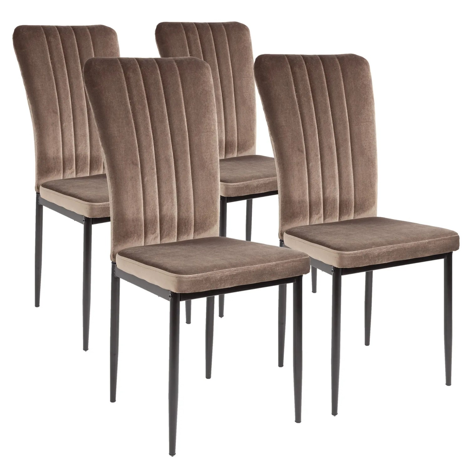 Albatros Esszimmerstühle MODENA 4er Set Braun
