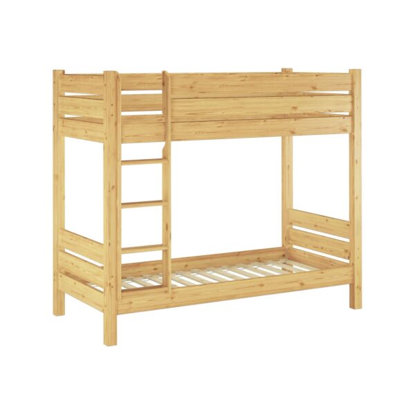Erst-Holz Niedriges Kurzes Etagenbett 90 x 190 cm Kiefer Massiv Teilbare Nische 80 Modell 16 Rollrost inkl. Erst-Holz Niedriges Kurzes Etagenbett 90 x 190 cm Kiefer Massiv Teilbare Nische 80 Modell 16 Rollrost inkl.