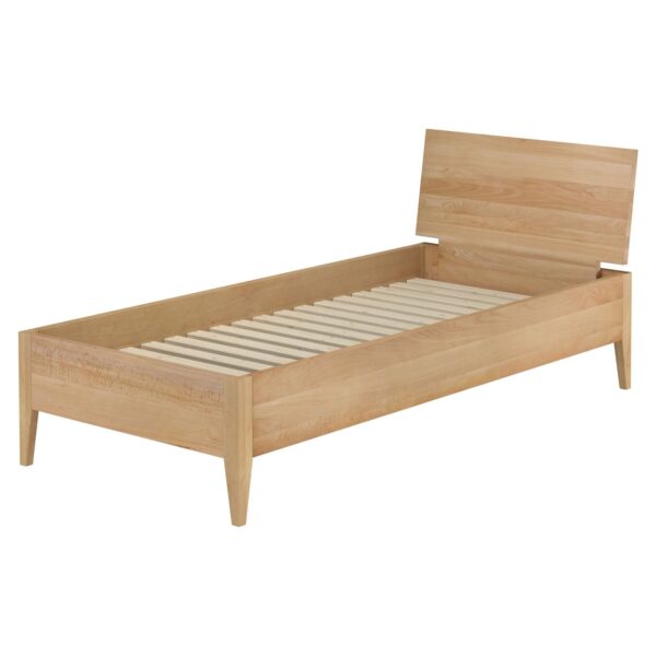 Erst-Holz Einzelbett Metallfrei 90 x 200 cm Massives Buchenholz Konische Füße Modell 94 Rollrost inkl. Erst-Holz Einzelbett Metallfrei 90 x 200 cm Massives Buchenholz Konische Füße Modell 94 Rollrost inkl.