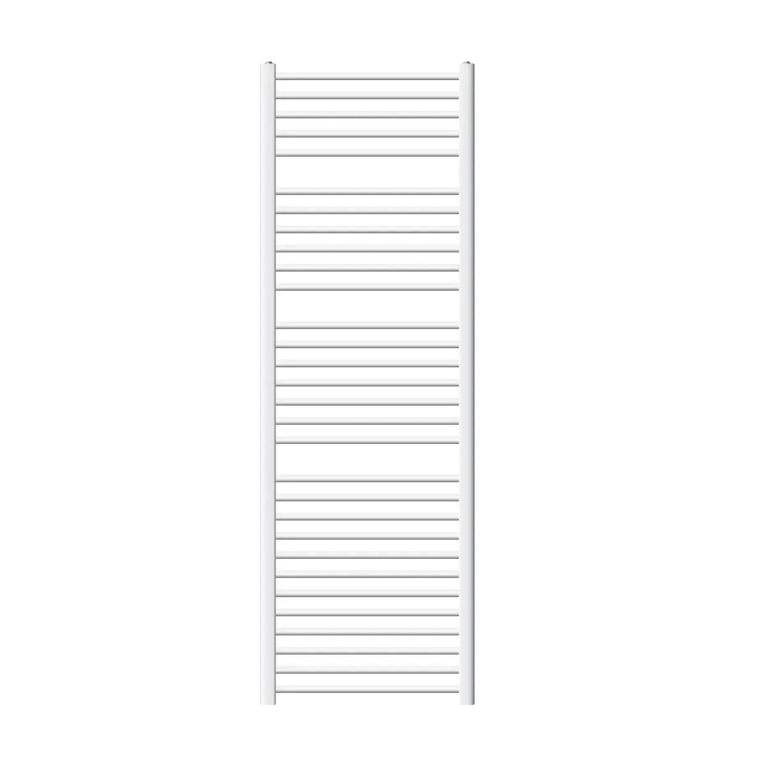 LuxeBath Badheizkörper 600 x 1800 mm Weiß Heizkörper Gerade mit Seitenanschluss
