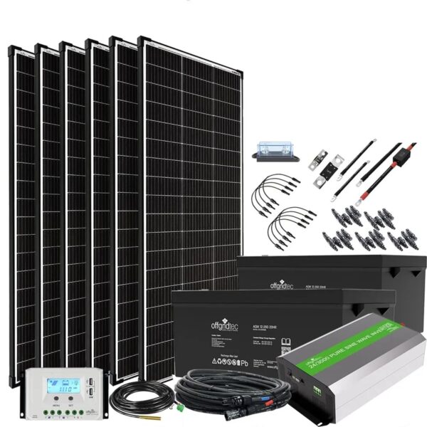 Offgridtec Autark XXL-Master 24V 1200W Solaranlage 3000W AC Leistung