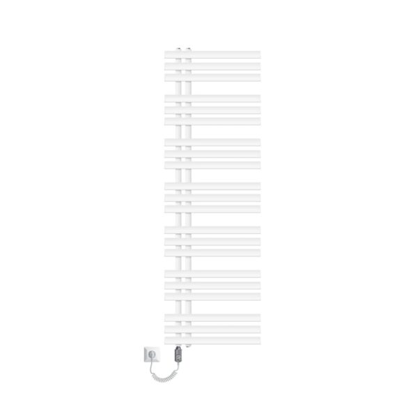 ECD Germany Design Badheizkörper Iron EM Elektrisch 1200W 500x1600 mm Weiß