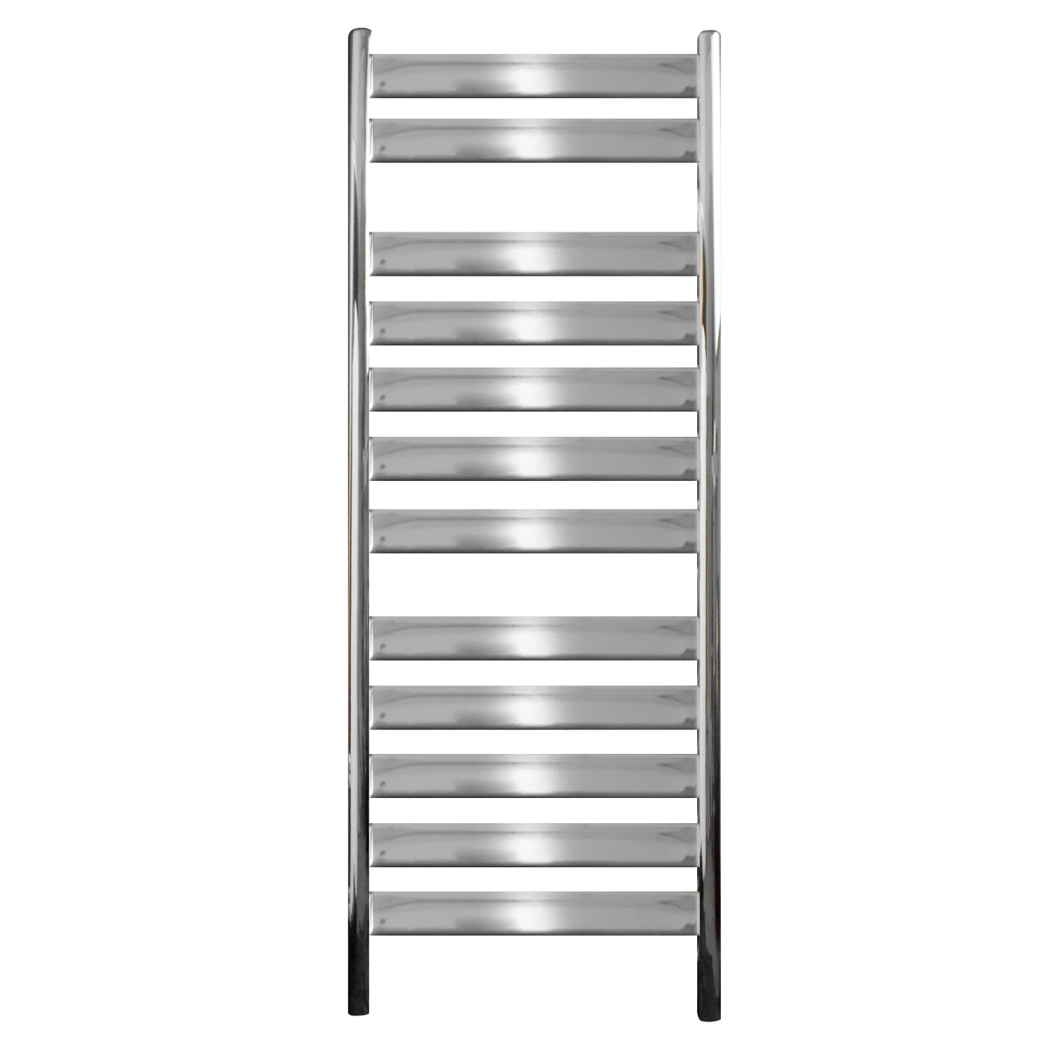 ECD Germany Design Badheizkörper Tharr 500 x 950 mm Chrom Designheizkörper