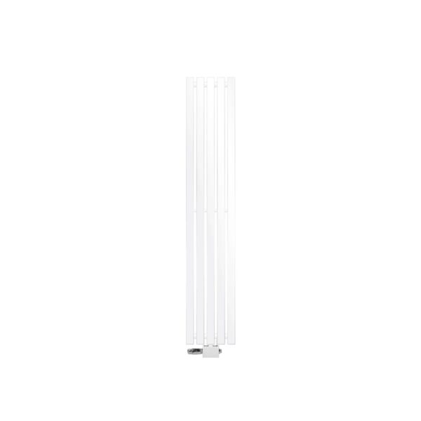 LuxeBath Paneelheizkörper Stella 260x1400mm Weiß mit Thermostat Universal Eck
