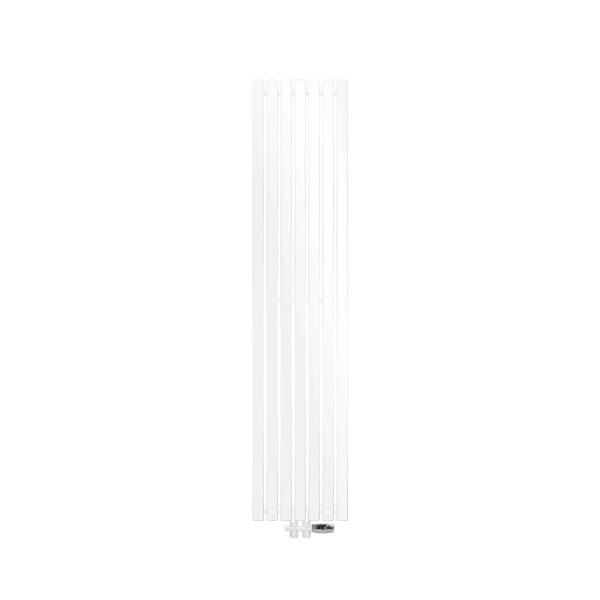 LuxeBath Design Paneelheizkörper Stella 370x1800 mm Weiß mit Thermostat Boden