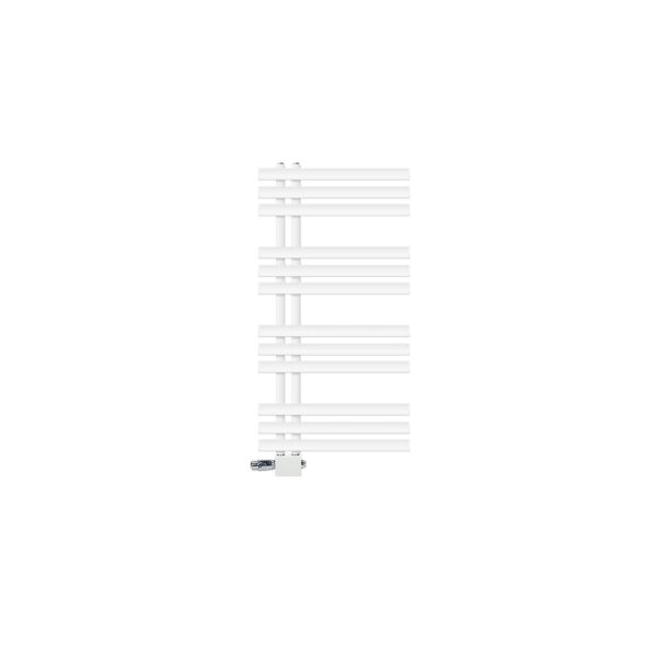 ECD Germany Badheizkörper Iron EM 500x1000 mm Weiß mit Thermostat Universal Eck ECD Germany Badheizkörper Iron EM 500x1000 mm Weiß mit Thermostat Universal Eck