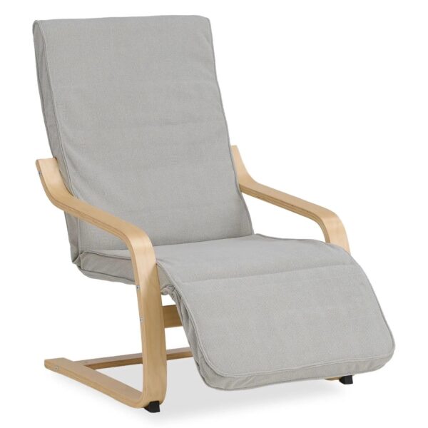 Homestyle4u Relaxsessel mit Fußstütze Schaukelstuhl Schwingsessel 3128