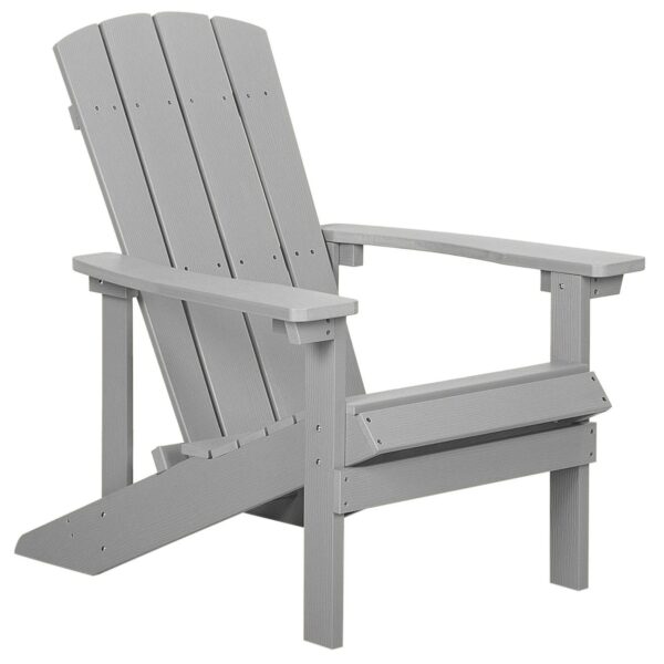 Beliani Gartenstuhl Grau 88x75x88 Beliani Gartenstuhl Grau 88x75x88