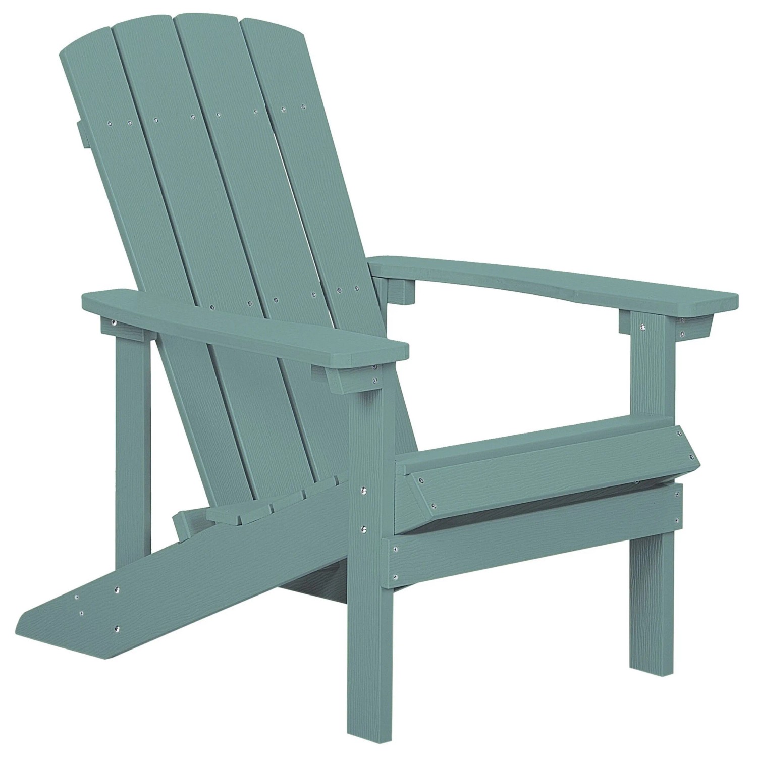 Beliani Gartenstuhl Blau 88x75x88
