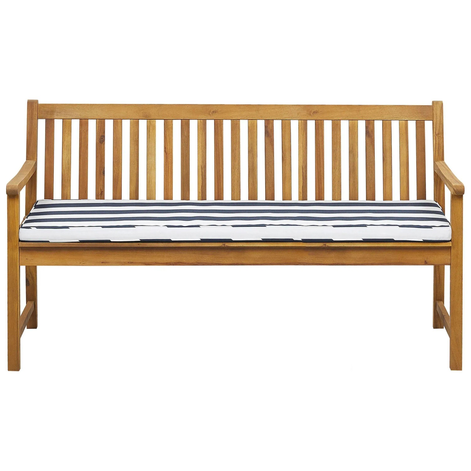 Beliani Gartenbank VIVARA Marineblau 61x160x88