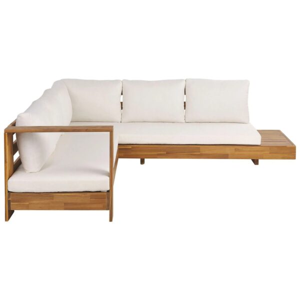 Beliani Lounge Set MARETTIMO Cremeweiß 212x225x64