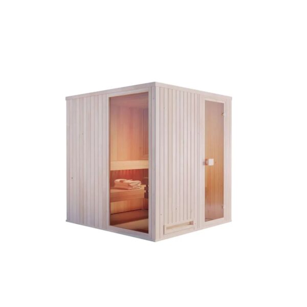 Finntherm Sauna Miranda 2015 Naturbelassen 194 cm x 144 cm