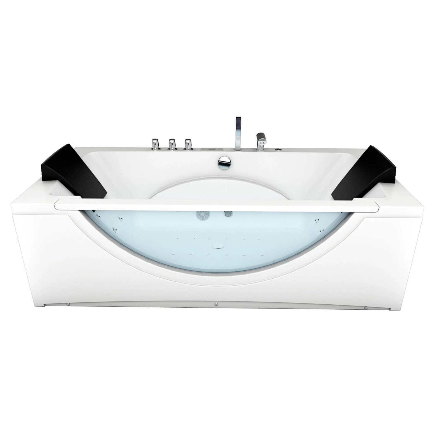 AcquaVapore Whirlpool Pool Badewanne Wanne W81H-B-SC 180x90
