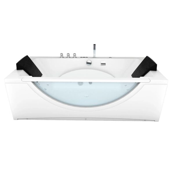 AcquaVapore Whirlpool Pool Badewanne Wanne W81R-B-SC 180x90 mit Radio+Farblicht