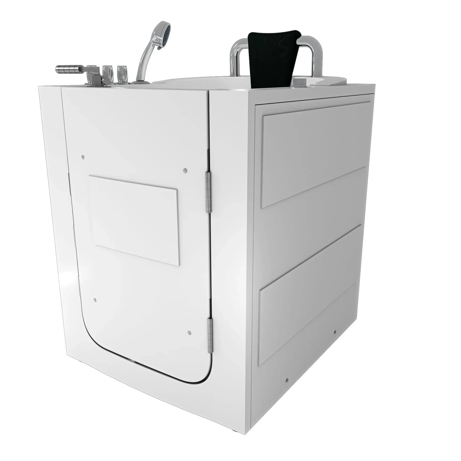 AquaVapore Senioren Wanne Sitzbadewanne Sitzwanne Whirlpool mit Tür Pool S10-TH-