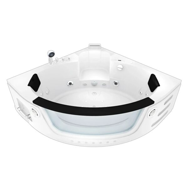 AquaVapore Whirlpool Pool Badewanne Wanne W05H-TH-SC 140x140cm