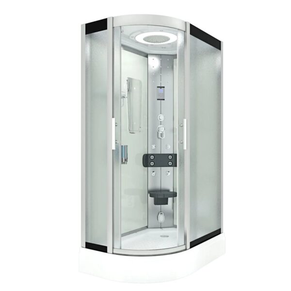 AquaVapore Duschkabine Komplettdusche Fertigdusche Dusche D60-70M0L-EC 120x80 cm