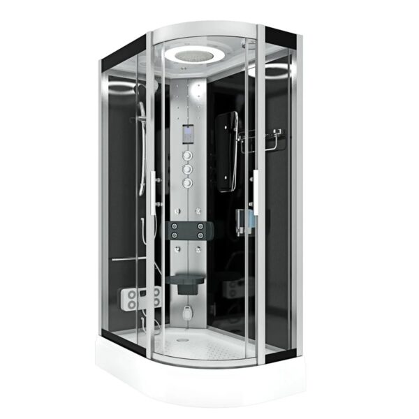 AquaVapore Dusche Duschkabine D60-73T3R Duschtempel Sauna 80x120 cm