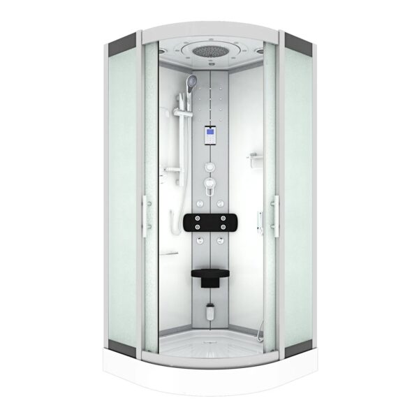 AcquaVapore Dampfdusche Duschtempel Sauna Dusche Duschkabine D46-10M2-EC 90x90