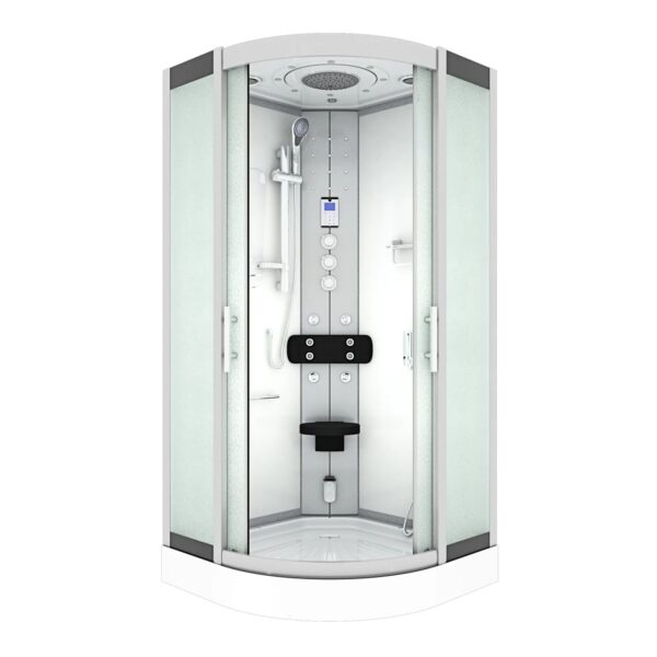 AcquaVapore Dampfdusche Duschtempel Sauna Dusche Duschkabine D46-10M3 90x90