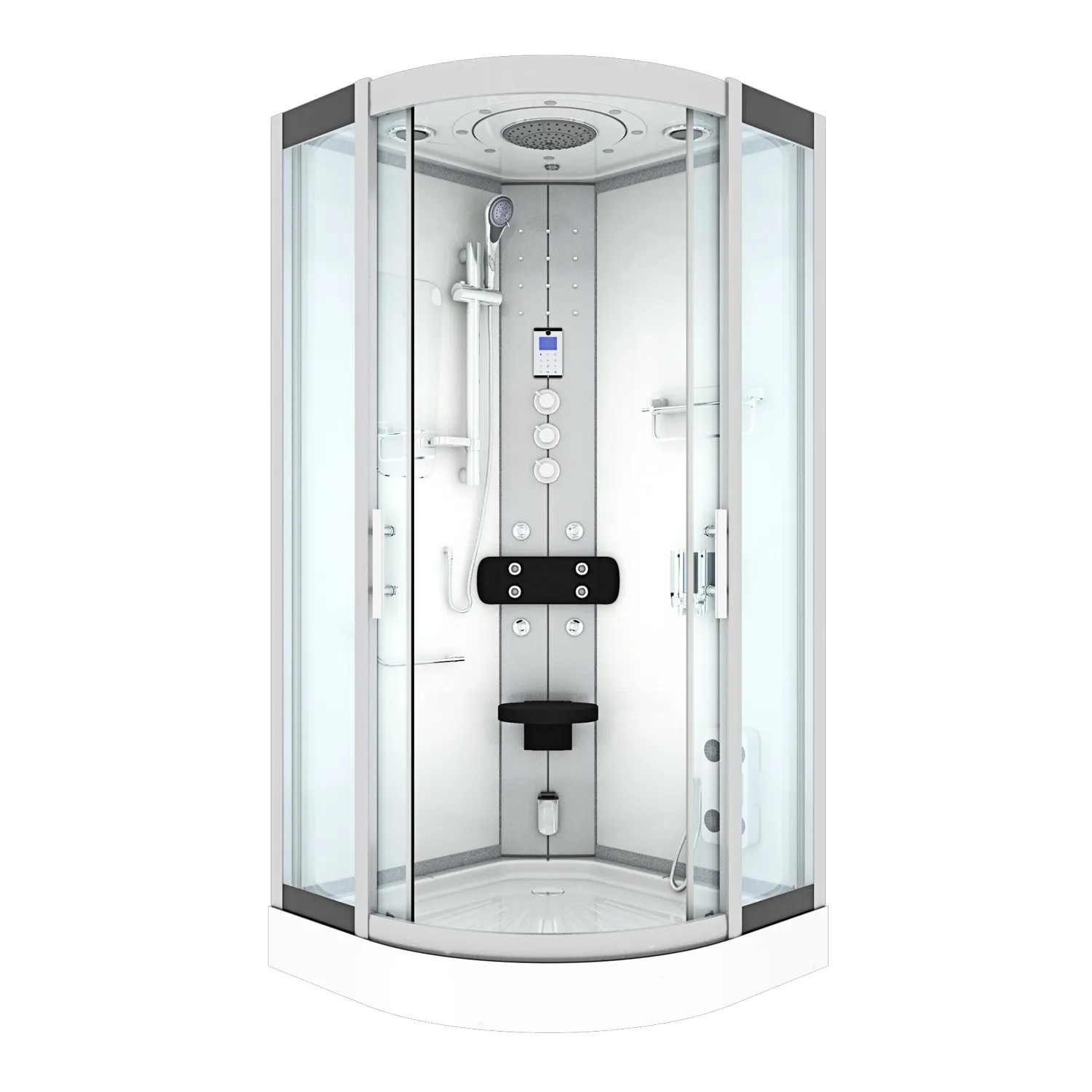 AcquaVapore Dampfdusche Duschtempel Sauna Dusche Duschkabine D46-10T3-EC 90x90