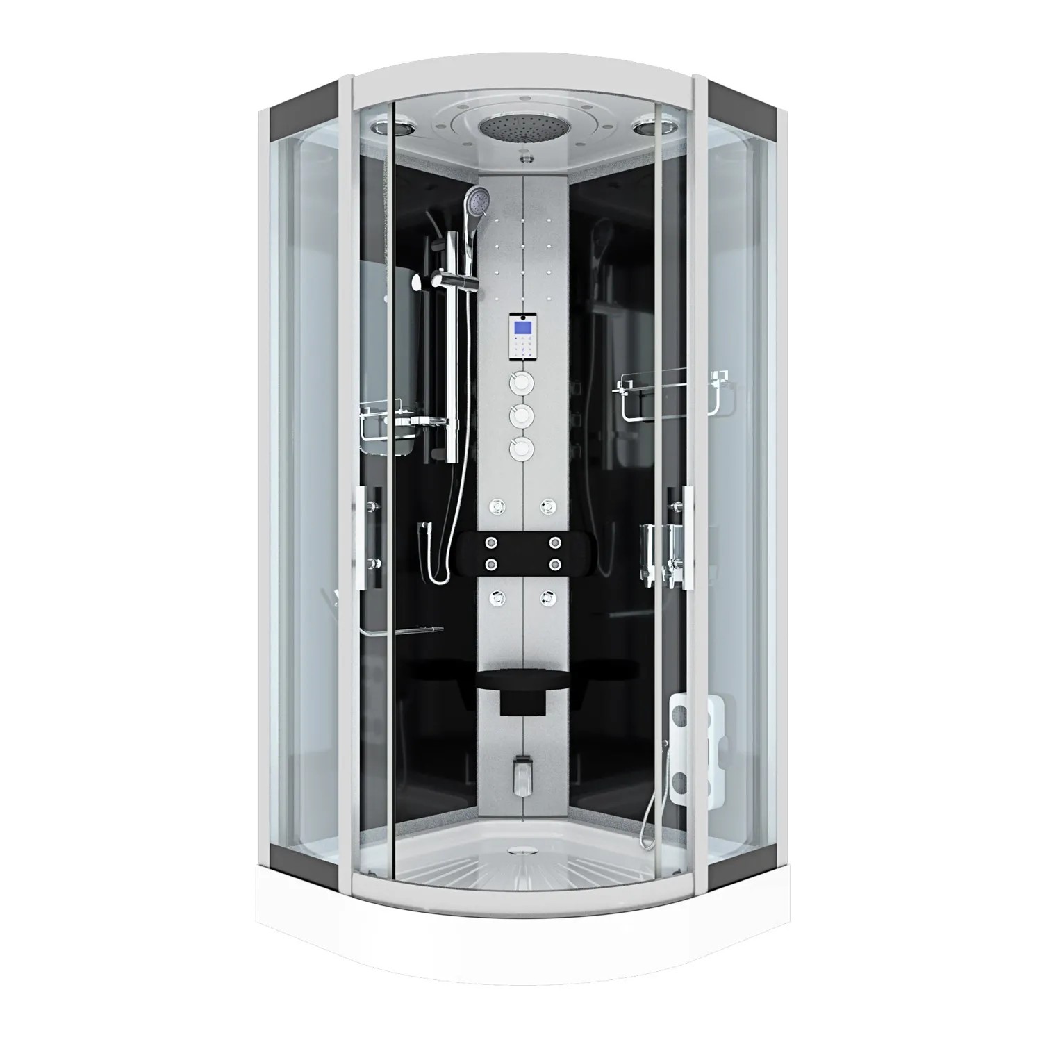 AcquaVapore Dampfdusche Duschtempel Sauna Dusche Duschkabine D46-13T3 90x90