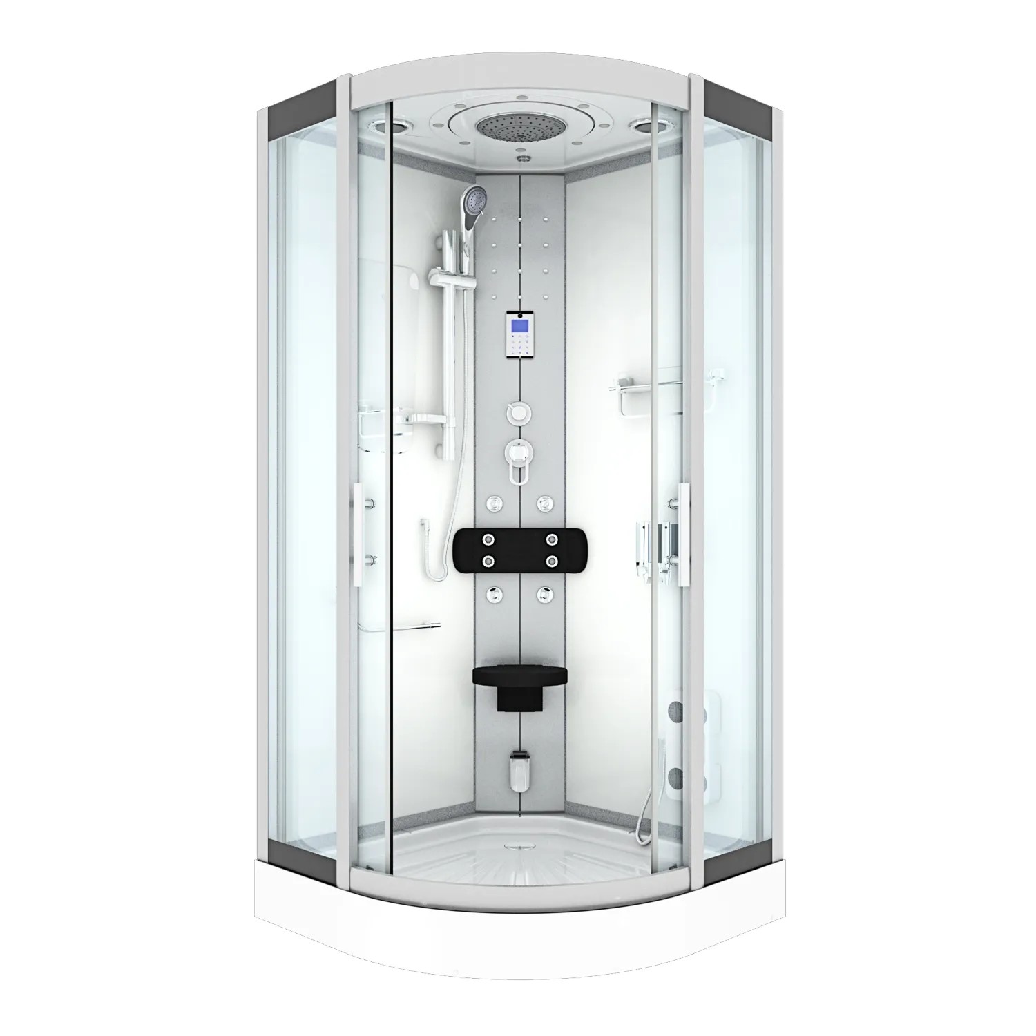 AcquaVapore Dampfdusche Duschtempel Sauna Dusche Duschkabine D46-20T2-EC 100x100