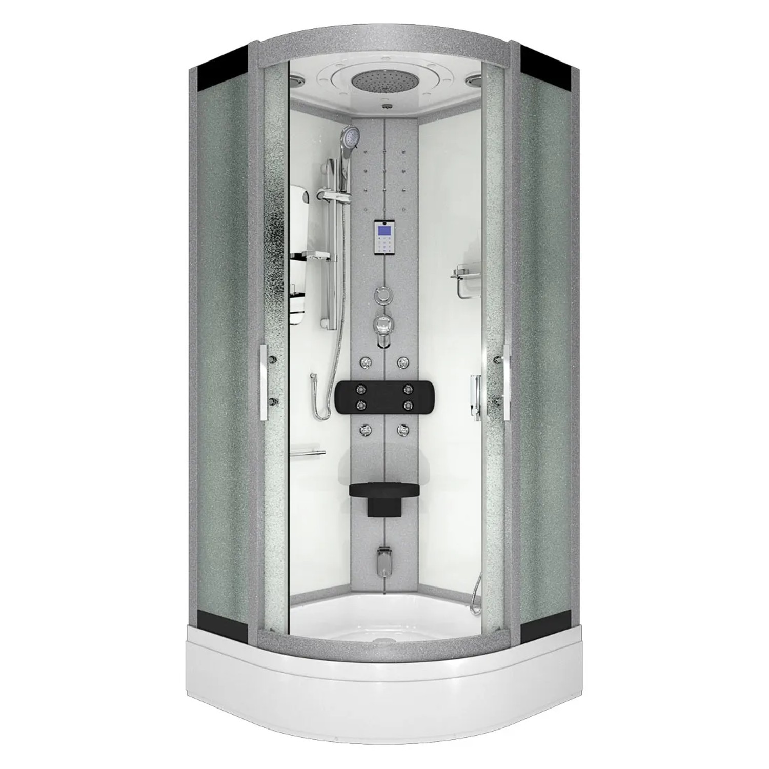AcquaVapore Dampfdusche Duschtempel Sauna Dusche Duschkabine D46-50M2-EC 90x90